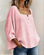 Sherri™ | Elegant Blouse with Square Neckline