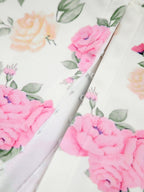 Flower Heart Shaped Neckline Corset