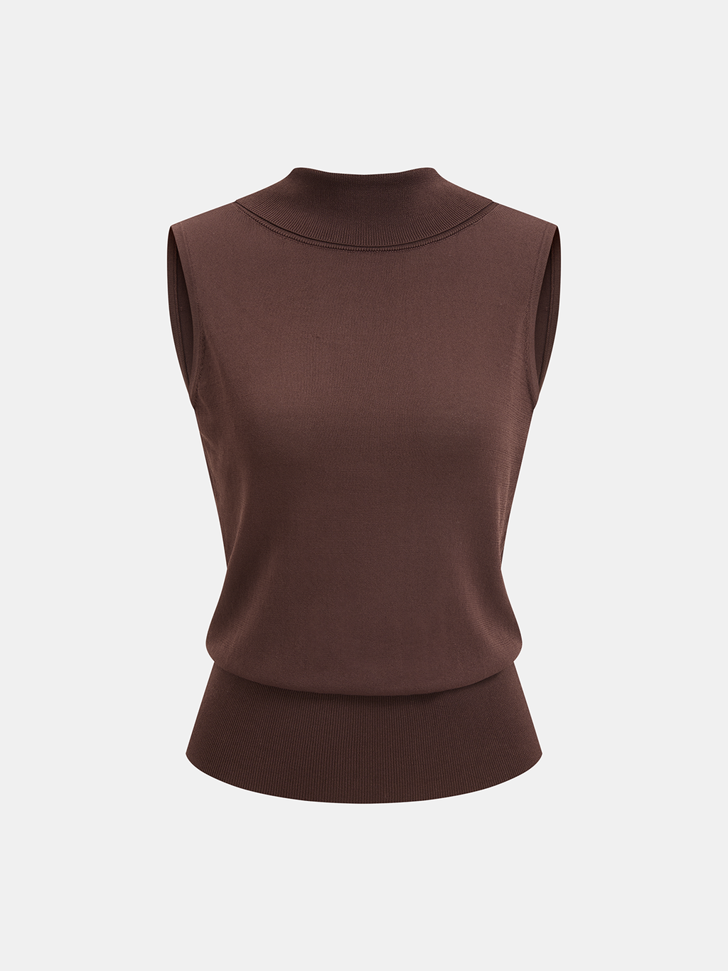 Backless Sleeveless Knit Top