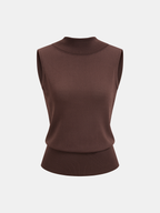 Backless Sleeveless Knit Top