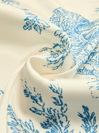 Toile Print One-Piece Swimsuit & Wrap Skirt Set