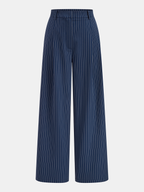 One-Shoulder Striped Top & Pants Set