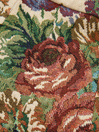 Floral Jacquard Mid-Waist Shorts