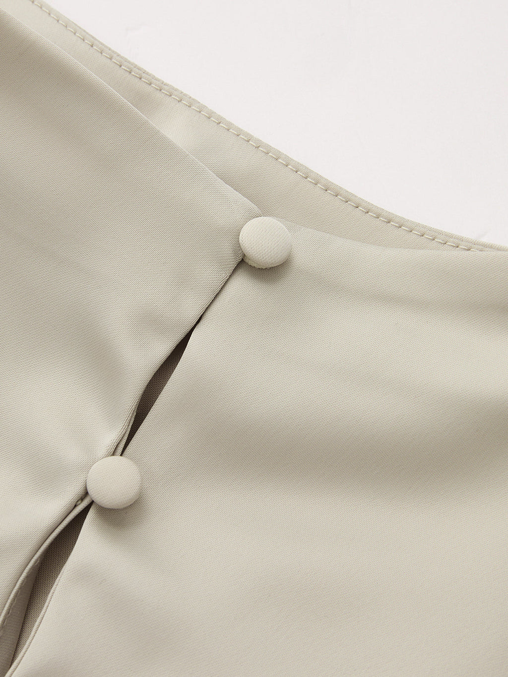 Asymmetrical Draped Ruched Satin Blouse