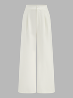 Collared Cotton Linen Vest & Pants Set