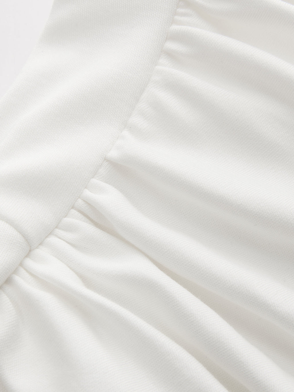 Asymmetric Neckline Ruched Blouse