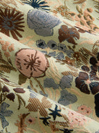 Vintage Floral Jacquard Mid Waist Shorts