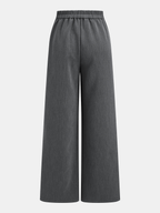 Cap Sleeve Ruched Blouse & Pleated Pants Set