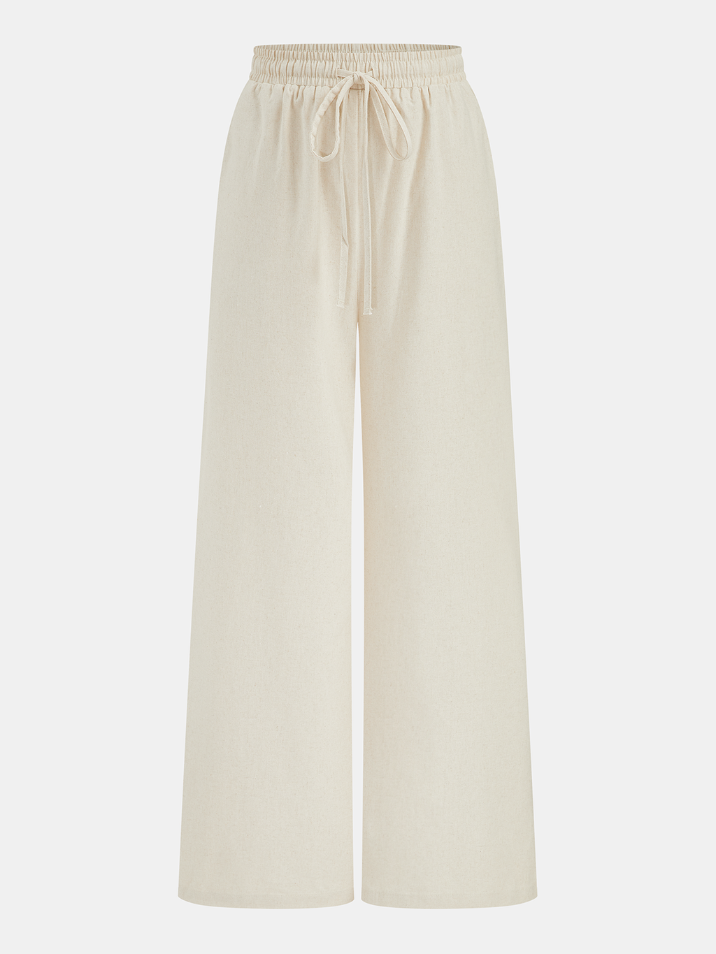 Utility Linen Two Piece Wide Leg Pants Set