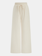 Utility Linen Two Piece Wide Leg Pants Set