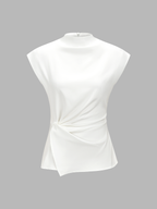 Sleeveless Ruched Top