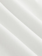 Solid  Asymmetrical Straight Leg Pants Set