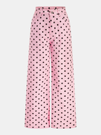 Polka Dot Wide Leg Pants