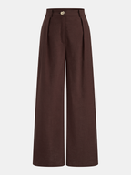 Cotton Linen Halter Buttoned Top & Pants Set