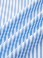 Striped Sleeveless Wrap Blouse