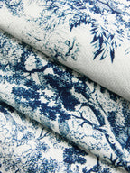 Toile Print Shirt & Wide Leg Pants Set