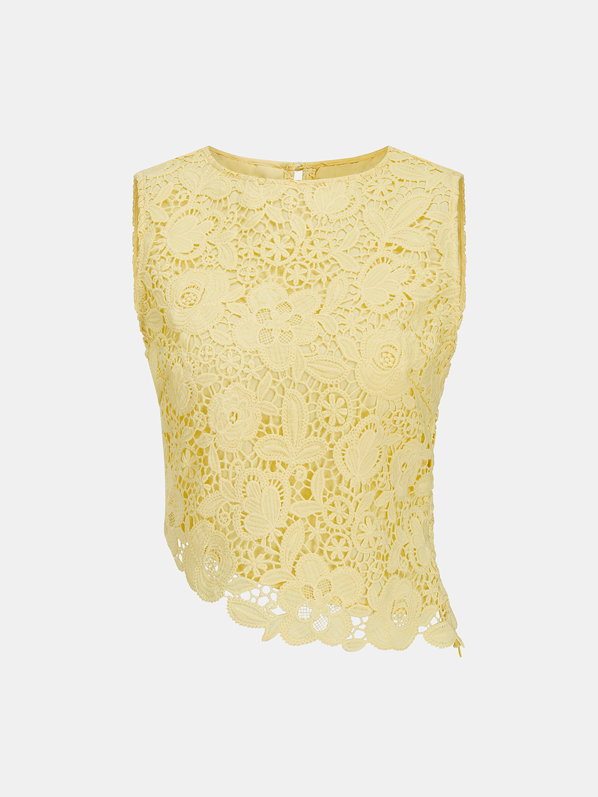 Guipure Lace Sleeveless Top & Pants Set