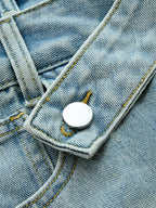Double Waistband Wide Leg Jeans