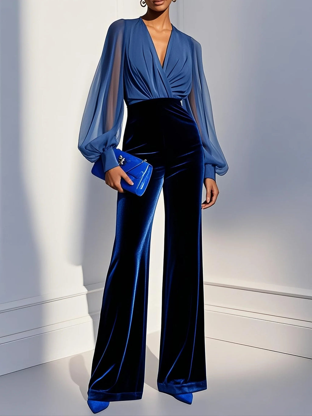 Maud™ - Elegant Jumpsuit with a V-neck
