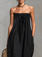 Nina™ - Elegant Strapless Jumpsuit