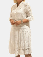 Cherylann™ | Floral Midi Dress