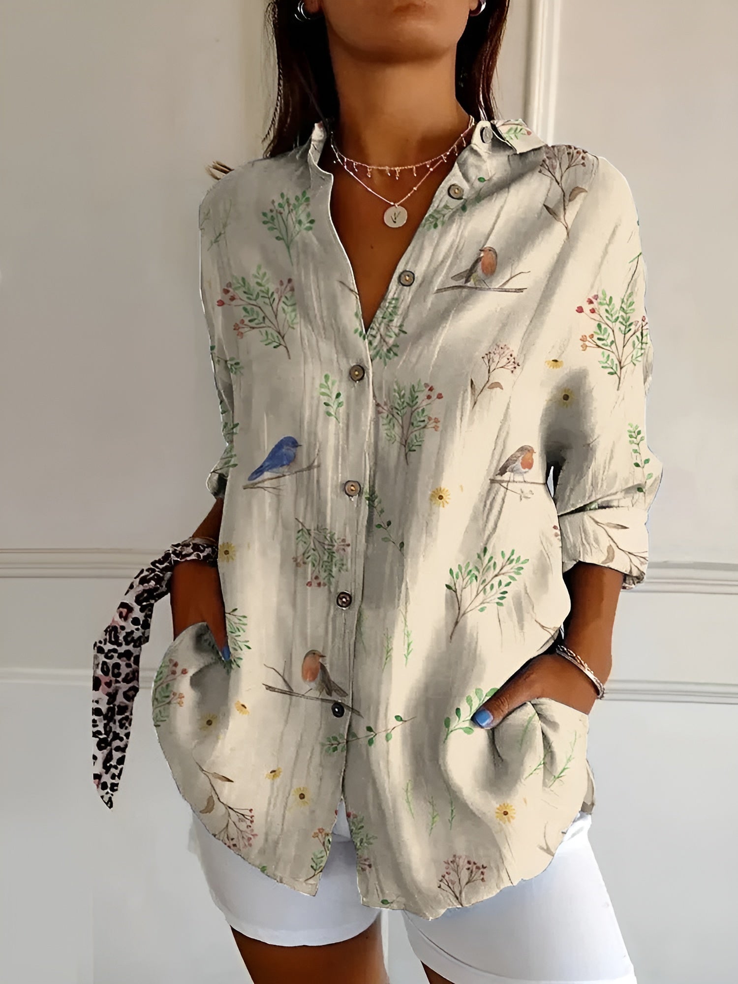 Kaitlyn™ | Fluid Floral Blouse