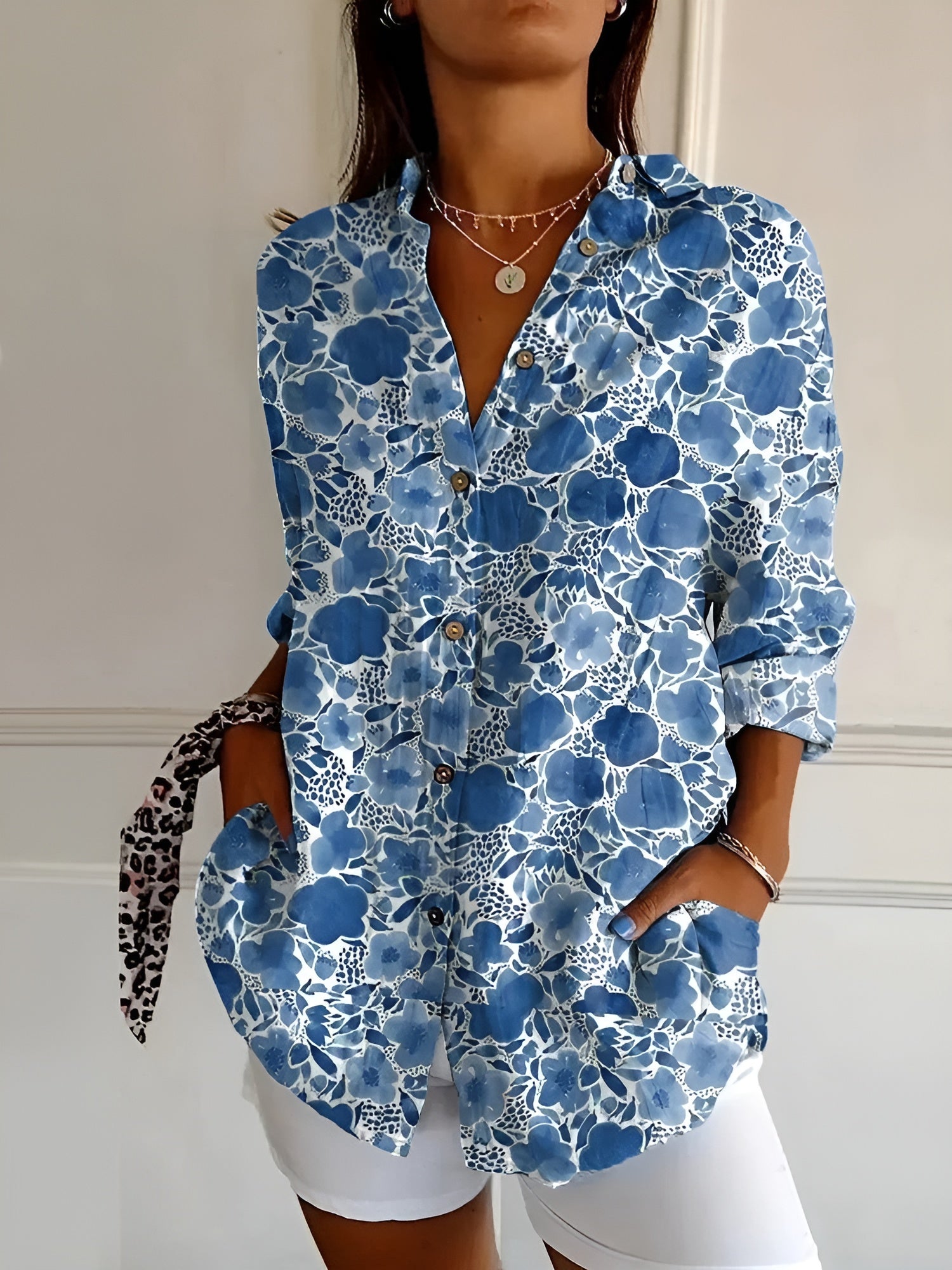 Kaitlyn™ | Fluid Floral Blouse