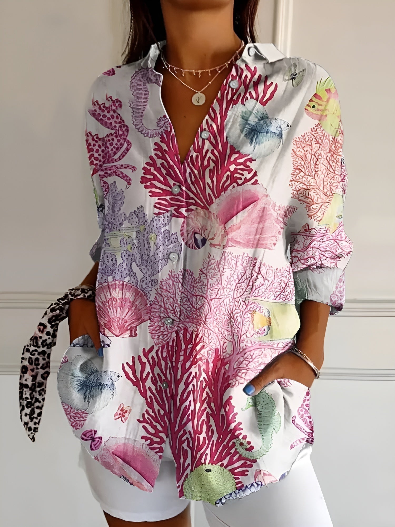 Kaitlyn™ | Fluid Floral Blouse